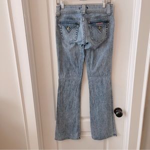 Hudson Light Wash Bootcut Jeans